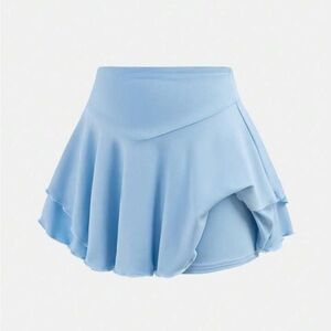 SHEIN Casual Street Fashion Solid Color Athletic Mini Skirt Size Large